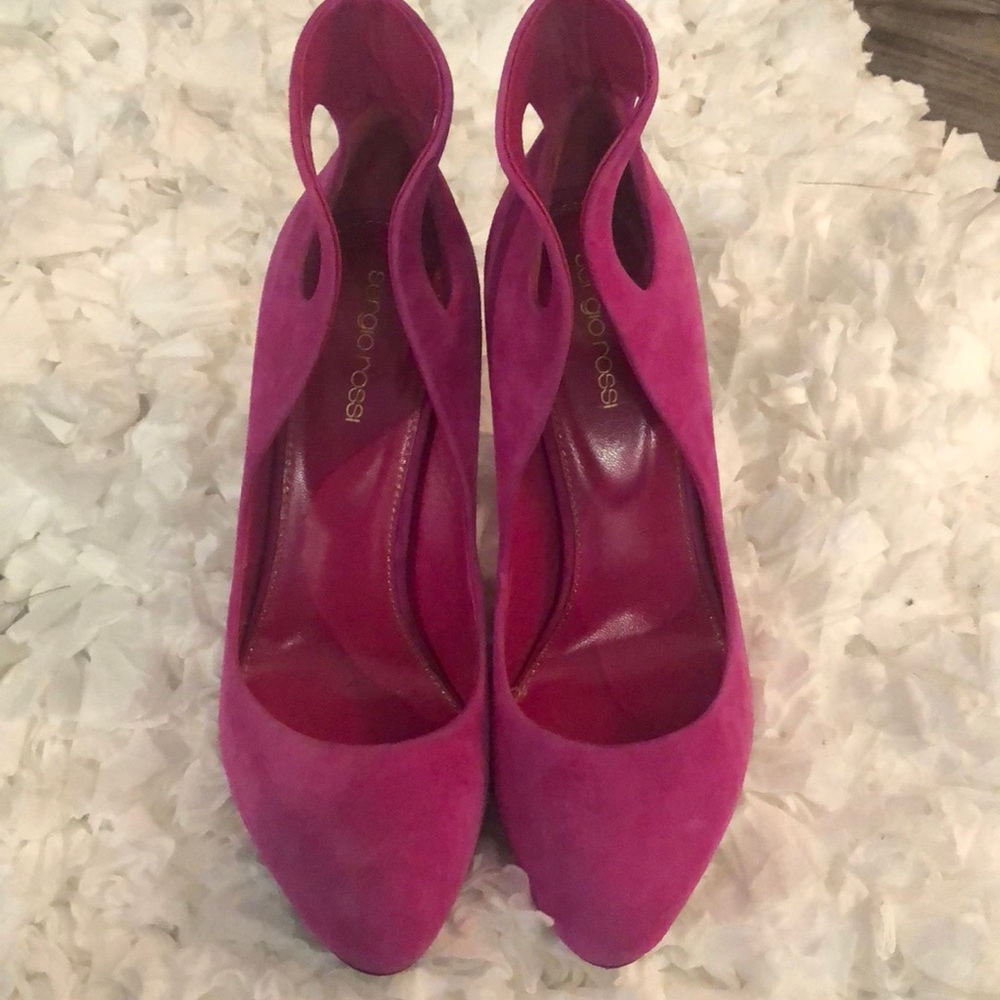 Sergio Rossi hit pink heel